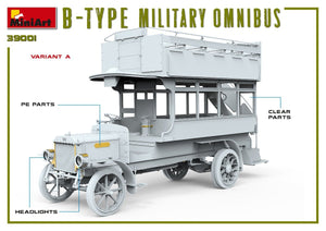 MiniArt 39001 B-TYPE MILITARY OMNIBUS 1/35 – zdjęcie 2