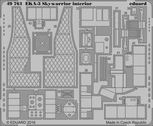 Eduard 49761 EKA-3 Skywarrior interior TRUMPETER 1/48 – zdjęcie 2