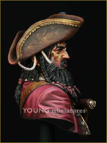 Young Miniatures YH1823 BLACK BEARD 1718 Queen Anne&amp;#39;s Revenge 1/10 – zdjęcie 6