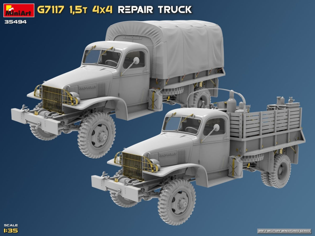 MiniArt 35494 G7117 1,5T 4x4 Repair Truck 1/35 – zdjęcie 39