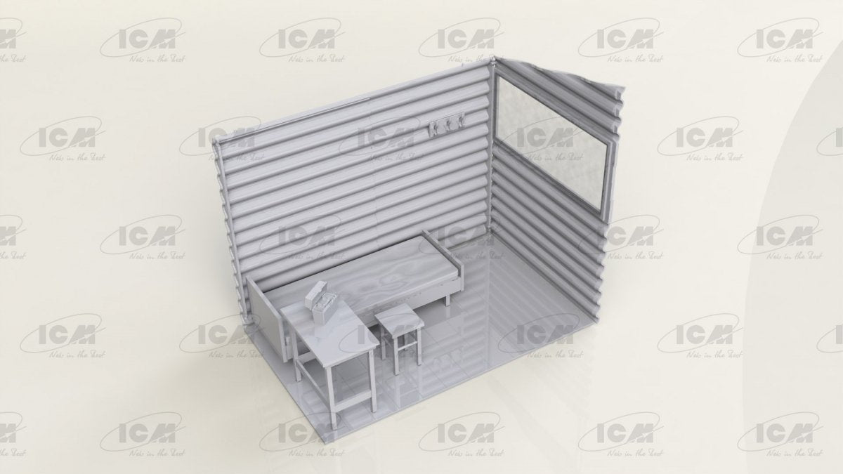 ICM 35901 Chernobyl #1 Radiation monitoring station (ZiL-131KShM truck &amp;amp; 5 figures &amp;amp; diorama base with background) 1/35 – zdjęcie 3