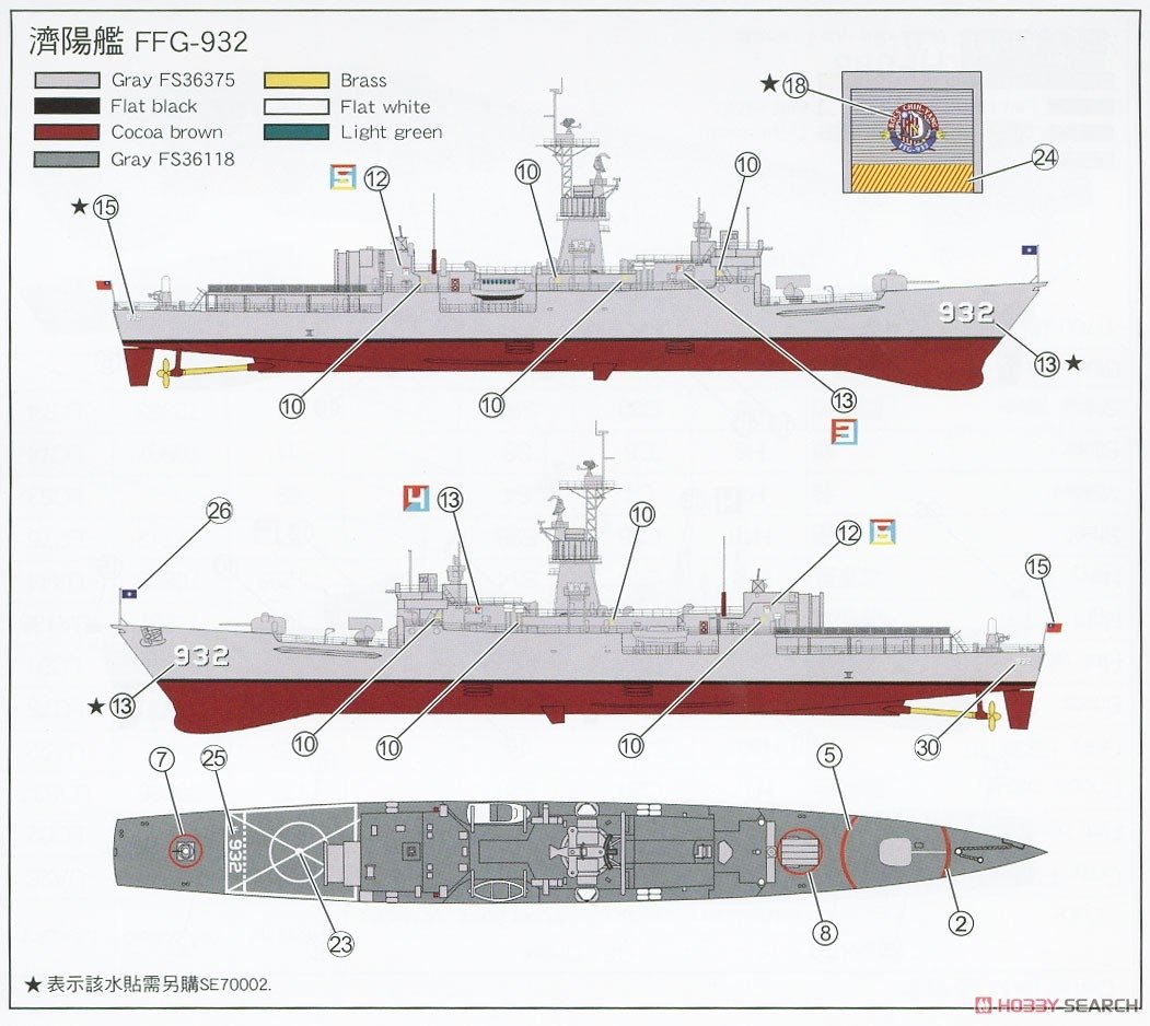 AFV Club SE70005 Chi Yang Class Frigate 1/700 – zdjęcie 12