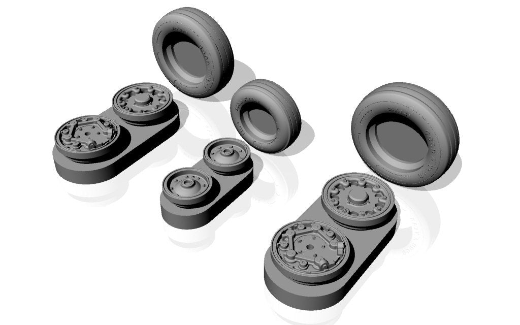 Armory Models AW48309 F-5E/F Tiger-II wheels 1/48