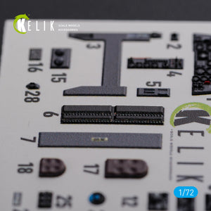 KELIK K72104 HE-219 UHU interior 3D decals for Dragon kit 1/72 – zdjęcie 7