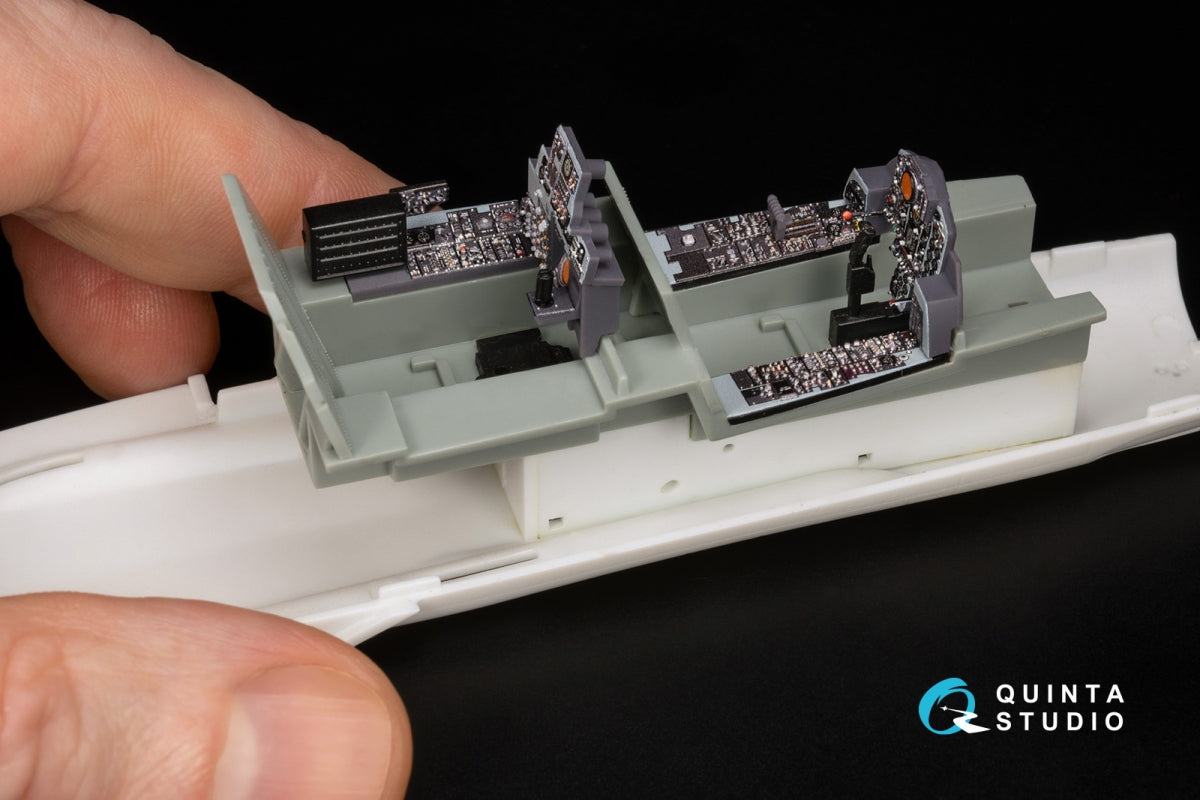 Quinta Studio QD+48489 F-4J Phantom II 3D-Printed &amp;amp; coloured Interior on decal paper (Academy) (with 3D-printed resin parts) 1/48 – zdjęcie 17