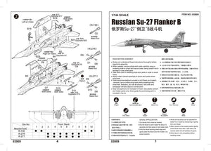 Trumpeter 03909 Russian Su-27 Flanker B 1/144 – zdjęcie 5