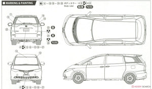 Fujimi 039787 Toyota Estima G/X/Aeras G Package 1/24 – image 11