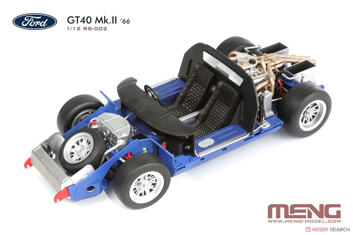 Meng Model RS-002 Ford GT40 Mk.II&amp;#39;66 1/12 – image 2