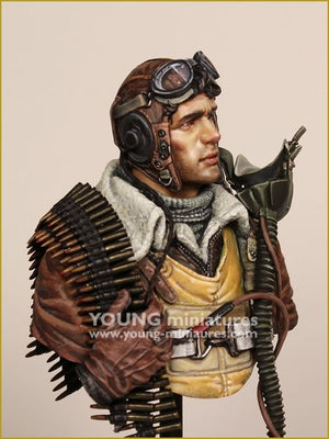 Young Miniatures YM1894 B-24 GUNNER USAAF WWII 1/10 – zdjęcie 4
