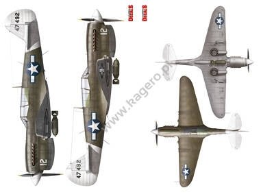 Kagero KD48009 PACIFIC P-40N WARHAWKS. Part I 1/48 – image 4