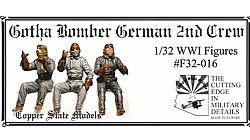 Copper State Models F32-016 bomber german 2nd crew 1/32