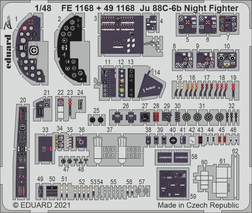 Eduard BIG49288 Ju 88C-6b Night Fighter ICM 1/48 – image 4
