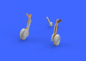 Eduard 672137 Spitfire Mk. IX legs BRONZE w/ 4 spoke wheels, smooth tire EDUARD 1/72 – image 3