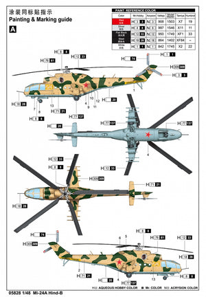 Trumpeter 05828 Mi-24A Hind-B 1/48 – zdjęcie 4