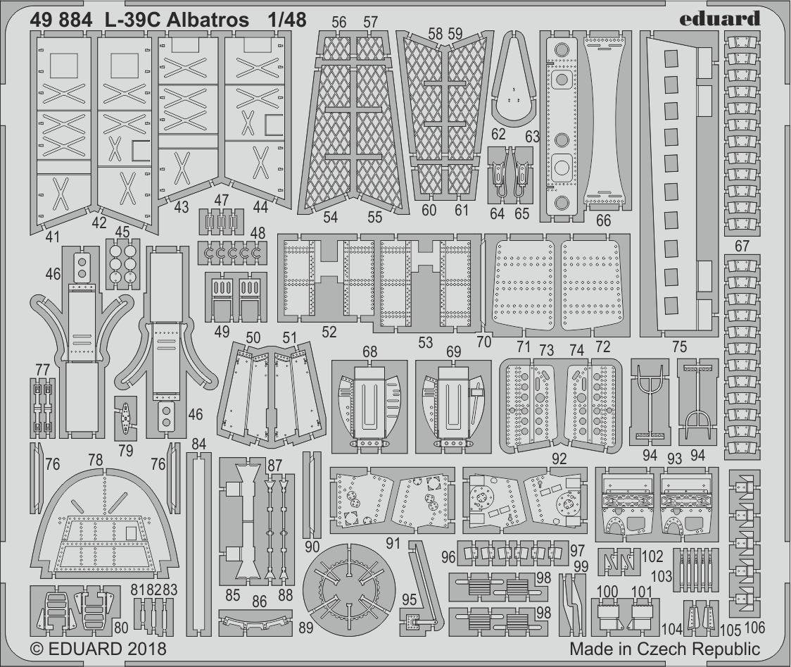 Eduard 49884 L-39C Albatros TRUMPETER 1/48 – zdjęcie 2