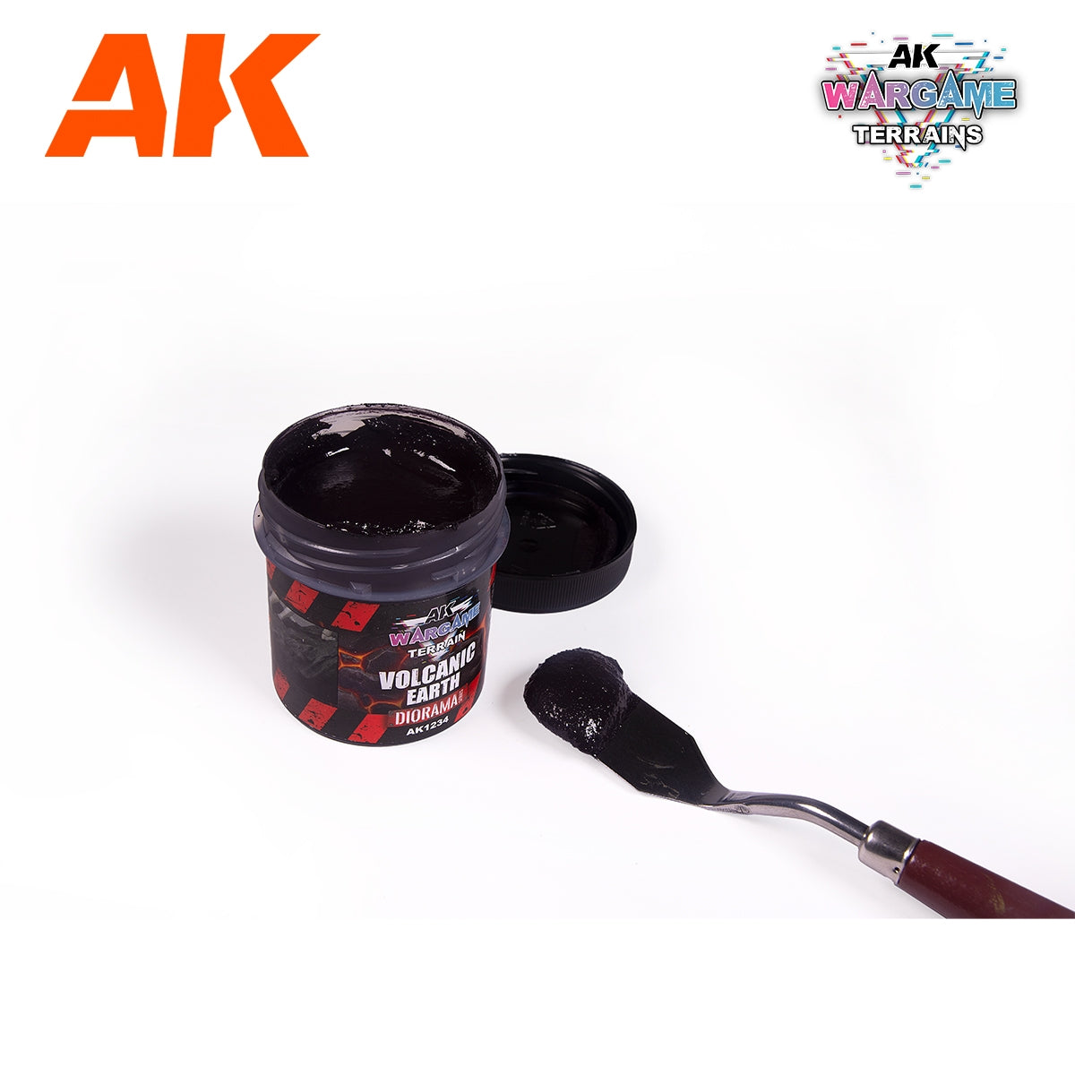 AK Interactive AK1234 VOLCANIC EARTH – WARGAME TERRAINS 100ML