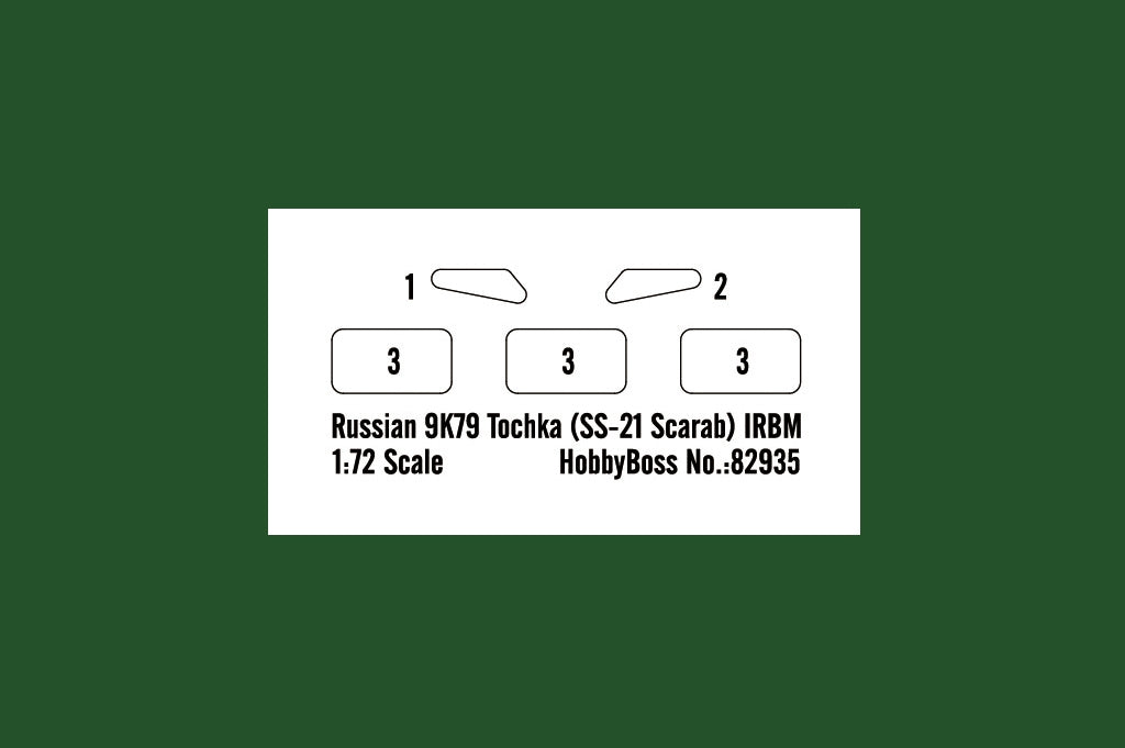 Hobby Boss 82935 Russian 9K79 Tochka SS-21 Scarab IRBM 1/72 – zdjęcie 3