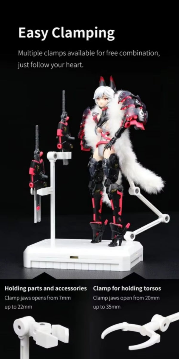 DSPIAE UMS-01WT General Purpose Model Display Stand (White) – zdjęcie 3