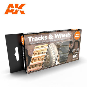 AK Interactive AK11672 3G TRACKS &amp;amp; WHEELS 6x17 ml