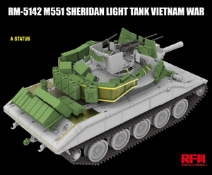 Rye Field Model 5142 M551 Light Tank Sheridan Vietnam War 1/35 – zdjęcie 4