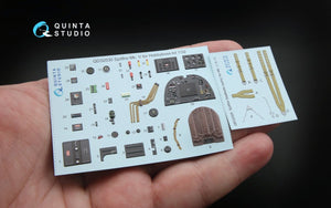Quinta Studio QD32030 Spitfire Mk.V 3D-Printed &amp;amp; coloured Interior on decal paper (for Hobbyboss kit) 1/32 – zdjęcie 2