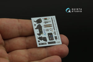 Quinta Studio QD32201 Macchi MC.202 Folgore Early 3D-Printed &amp;amp; colored Interior on decal paper (Italeri) 1/32 – image 10