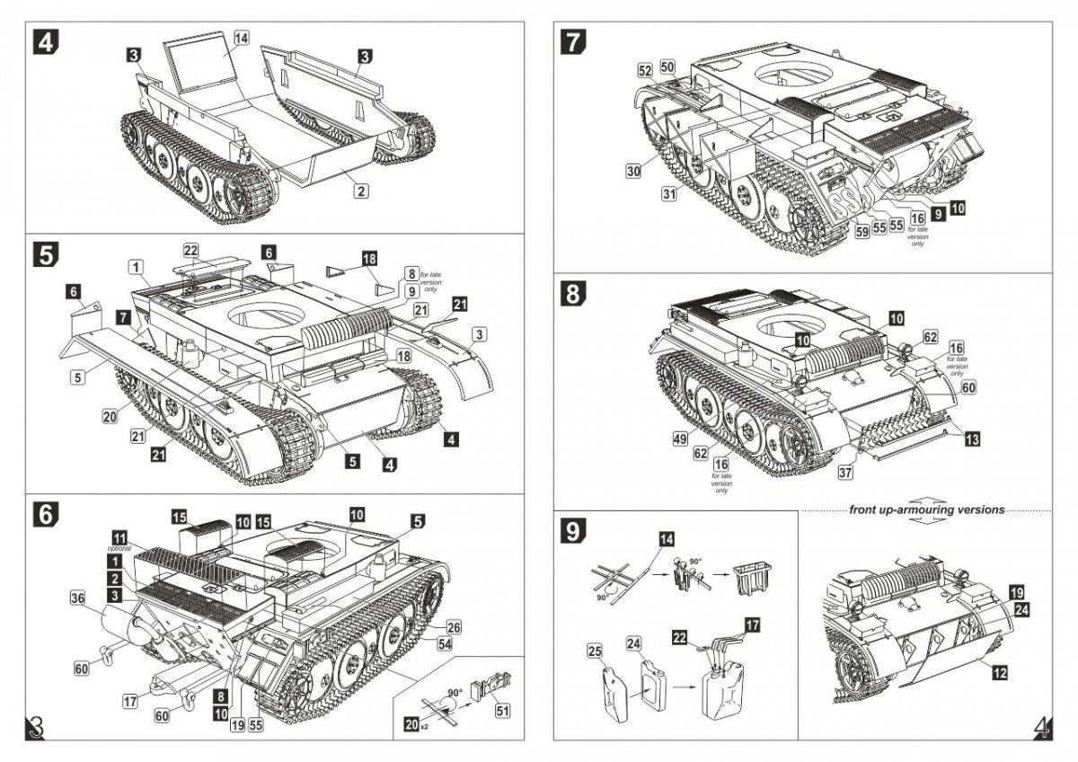 Armory Models 72203 Pz.Kpfw.II Ausf.L Luchs, German WWII Light Recon Tank 1/72 – zdjęcie 7