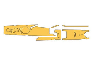 Hasegawa QG71 (72171) Linoleum Masking Sheet for Destroyer Asashio 1/700 – zdjęcie 2