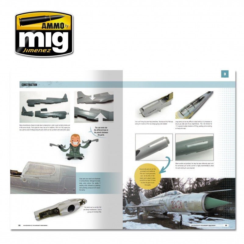 AMMO of Mig Jimenez 6030 MODELLING SCHOOL: AN INITIATION TO AIRCRAFT WEATHERING (English) – immagine 3