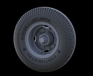 Panzer Art RE35-247 Road wheels for Bussing-Nag 4500 (late pattern) 1/35 – zdjęcie 3