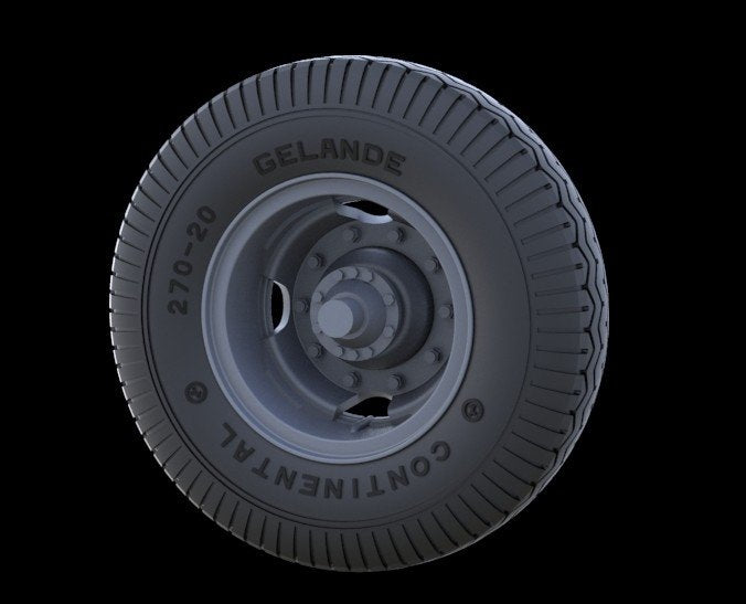Panzer Art RE35-247 Road wheels for Bussing-Nag 4500 (late pattern) 1/35 – zdjęcie 3