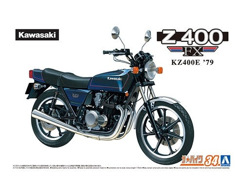 Aoshima 06368 Kawasaki KZ400E Z400FX 79 1/12 – zdjęcie 2