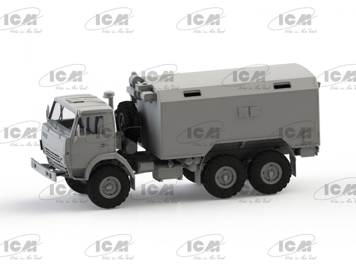 ICM 35004 KAMAZ-4310 Ukrainian Military Box Truck 1/35 – zdjęcie 2