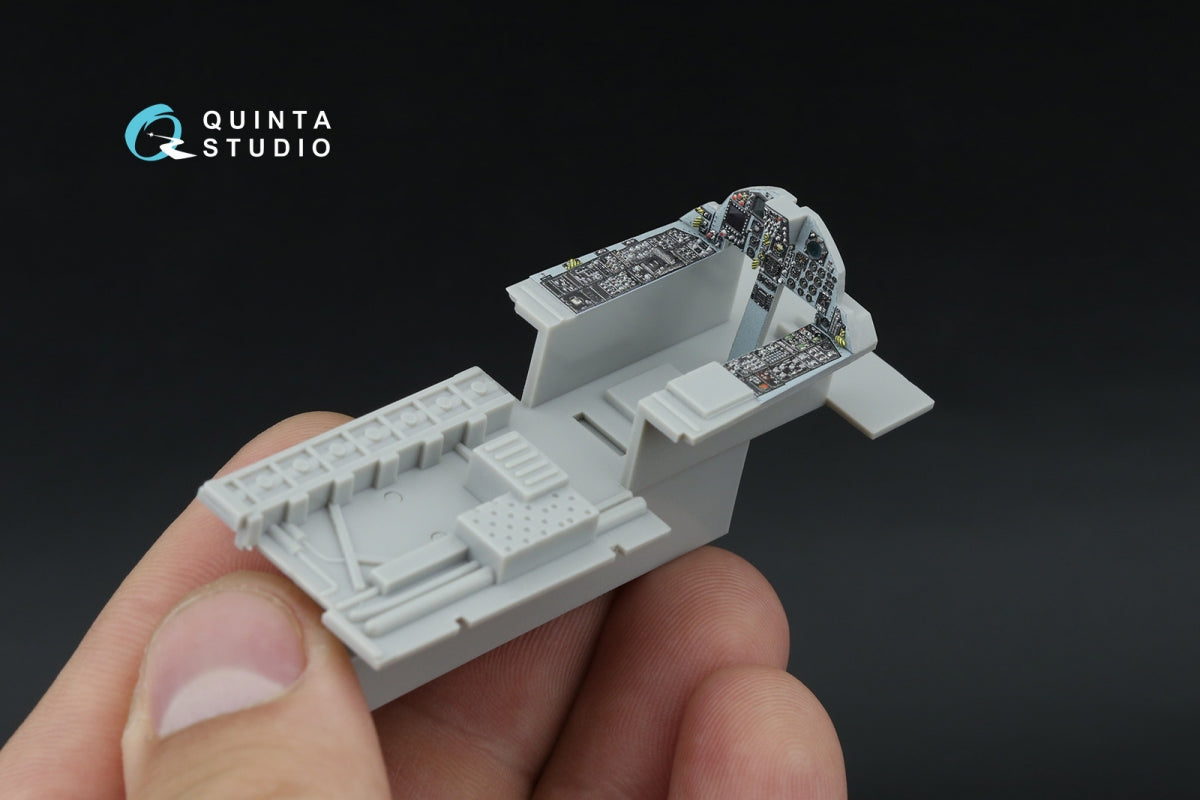 Quinta Studio QDS-48598 F-15C Late/F-15J Late 3D-Printed &amp;amp; coloured Interior on decal paper (Hasegawa) (Small version) 1/48 – zdjęcie 5