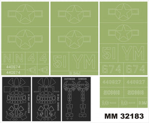 Montex MM32183 B-24J HOBBY BOSS 1/32