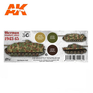 AK Interactive AK11664 3G GERMAN STANDARD COLORS 1943-1945 3x17 ml – zdjęcie 2