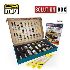 AMMO of Mig Jimenez 7700 WW II AMERICAN ETO SOLUTION BOX – zdjęcie 4