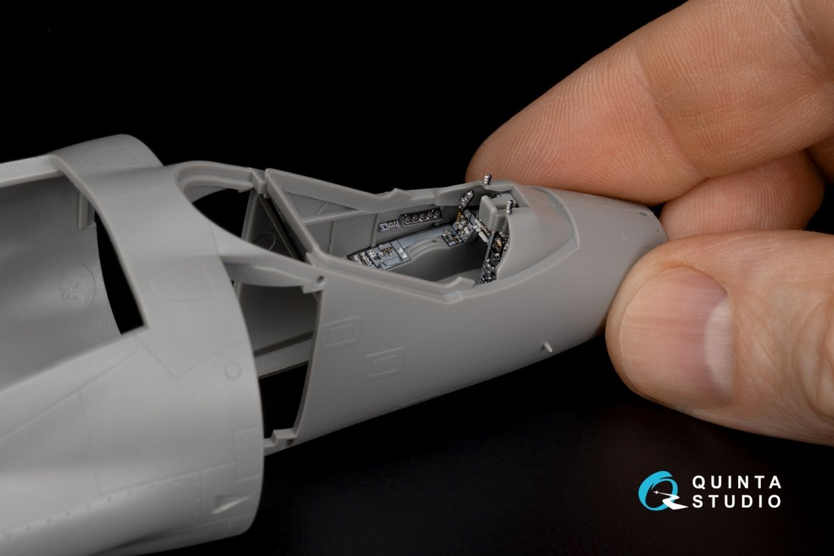 Quinta Studio QDS-48292 AV-8A Late 3D-Printed &amp;amp; colored Interior on decal paper (Kinetic) (Small version) 1/48 – image 10