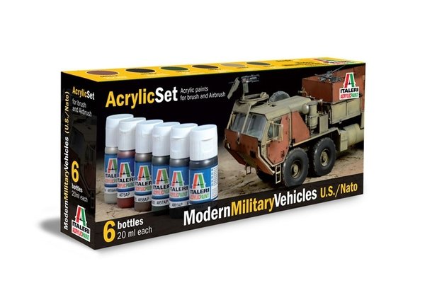 Italeri 442AP Modern Military Vehicles US Army/NATO 6x20ml