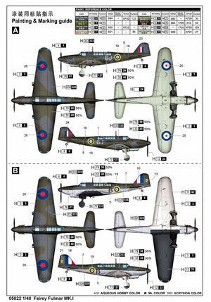 Trumpeter 05822 Fairey Fulmar MK.I 1/48 – zdjęcie 4