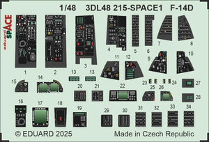 Eduard 3DL48215 F-14D SPACE GREAT WALL HOBBY 1/48 – zdjęcie 3