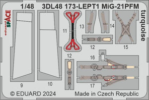 Eduard 3DL48173 MiG-21PFM turquoise SPACE EDUARD 1/48 – zdjęcie 3