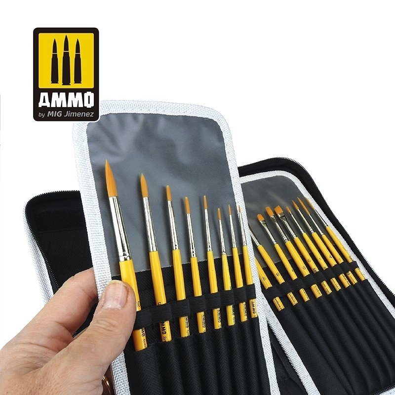 AMMO of Mig Jimenez 8580 Brush Arsenal - Brush Organization &amp;amp; Protective Storage – zdjęcie 2