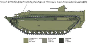 Italeri 6752 LVT-4 Water Buffalo (ETO) 1/35 – zdjęcie 3