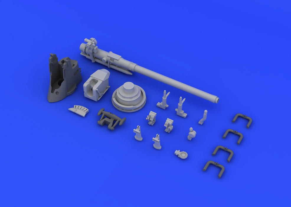 Eduard 672034 German Submarine 8,8cm gun 1/72 – zdjęcie 4