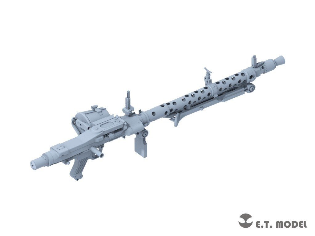 E.T. Model P16-004 WWII German Mg34 Machinegun (w/o buttstock) (3D Printed) 1/16 – zdjęcie 3