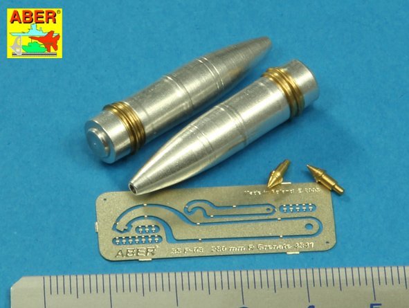Aber 35P-03 German 280 mm R Grenates 4341 for Leopold Rail Gun – zdjęcie 2