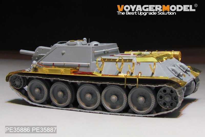 Voyager Model PE35886 WWII Russia SU-122 Basic For MINIART 1/35 – image 7