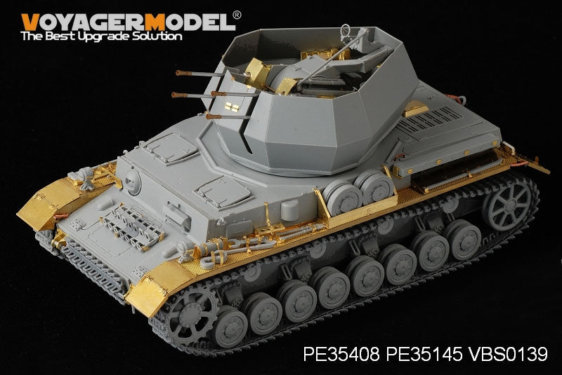 Voyager Model PE35408 WWII German Panzer IV ausf G 20mm Flakpanzer IV &amp;quot;Wirbelwind&amp;quot; For DRAGON 6342 1/35 – image 2