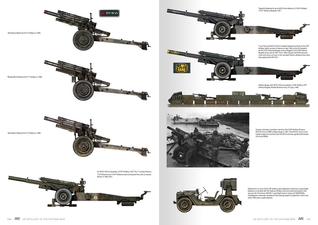 AK Interactive AK130007 AMERICAN ARTILLERY IN VIETNAM EN – zdjęcie 19